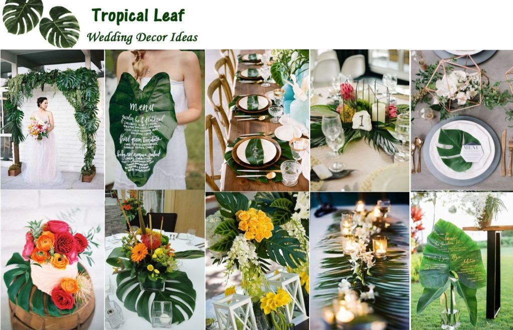 inspiracion boda tropical